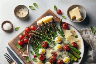 Crisp & Savory: Roasted Asparagus with Parmesan Delight