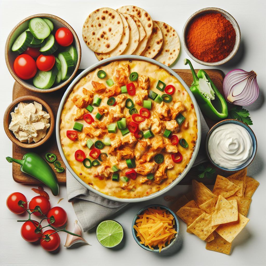 Creamy Chicken Queso Dip: A Flavorful Fiesta Treat