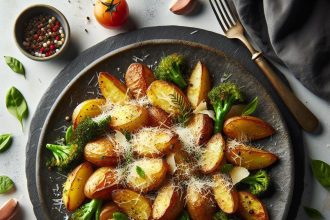 Crispy Garlic Parmesan Roasted Potatoes: A Flavorful Delight