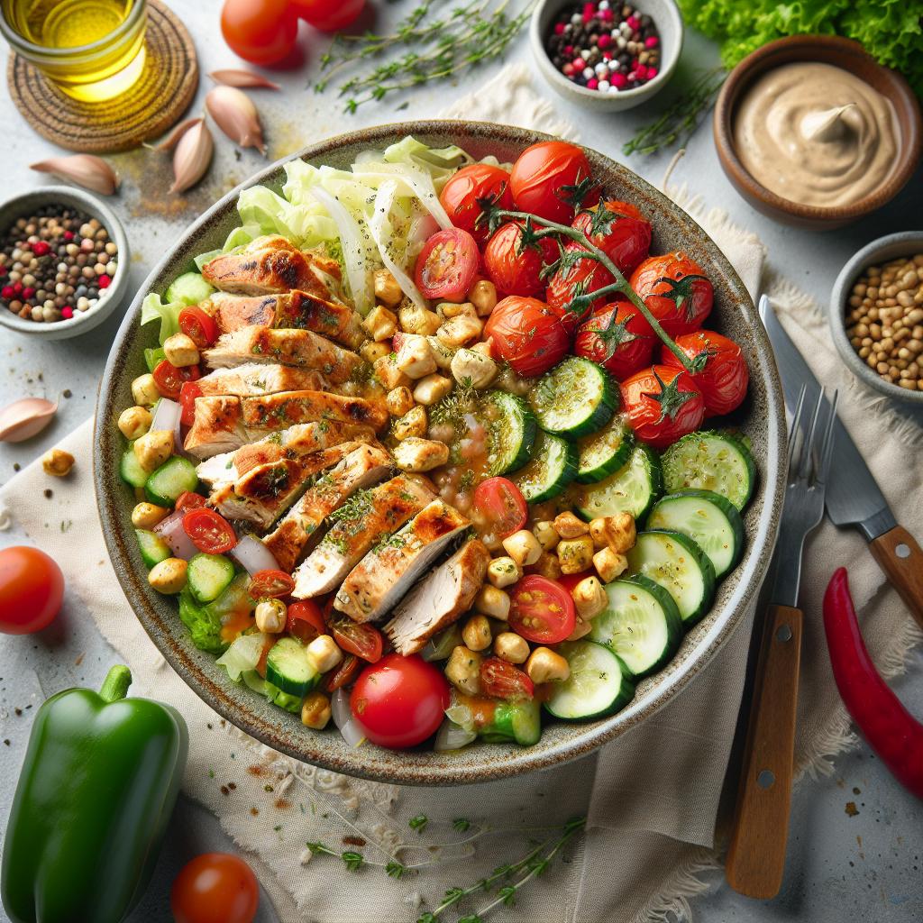Flavor-Packed Chicken Shawarma Bowl: A Mediterranean Delight