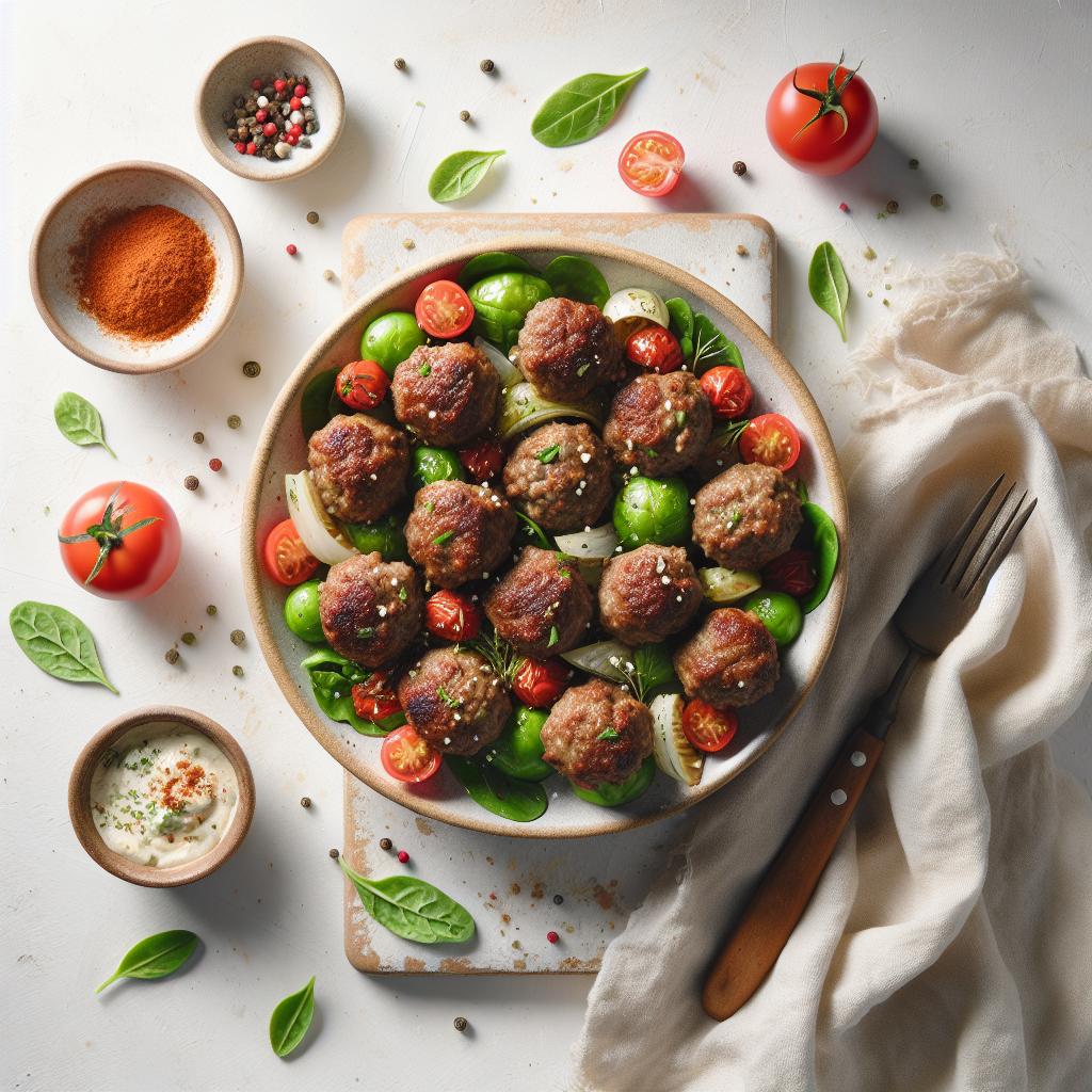 Savory Greek Beef Meatballs: A Taste of Tradition and Spice